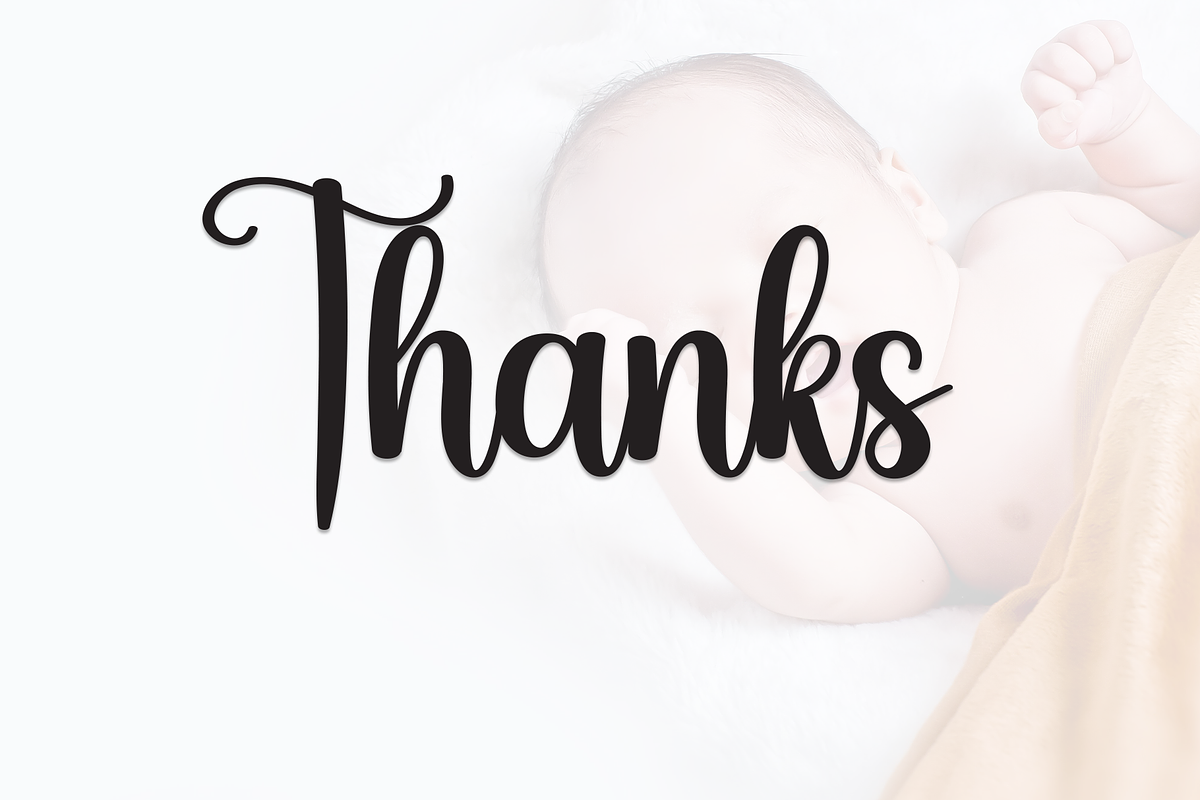 Babyish | Script Font, a Handwritten Font by Scratchones (Photo 8 of 8)