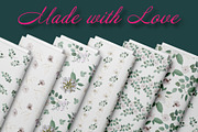 Fragrant white flowers, a Pattern Graphic by Digital illustration shop (Thumbnail 6 of 6)