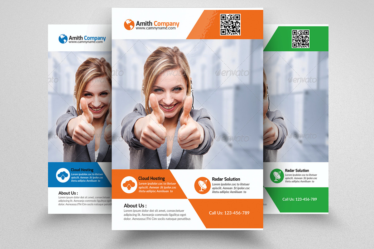 Business Flyer Psd Template, a Flyer Template by Psd Templates (Photo 1 of 3)