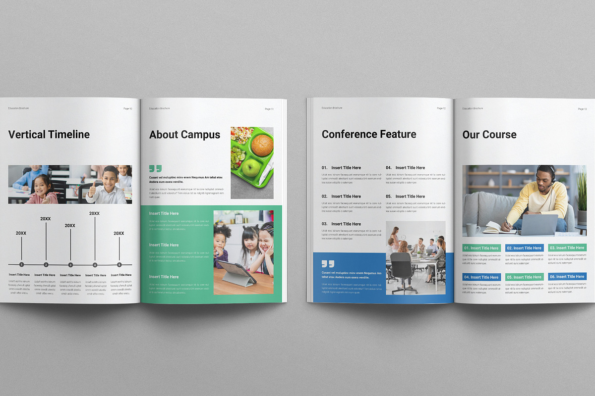 Education Brochure Template, a Brochure Template by E-Type (Photo 5 of 7)