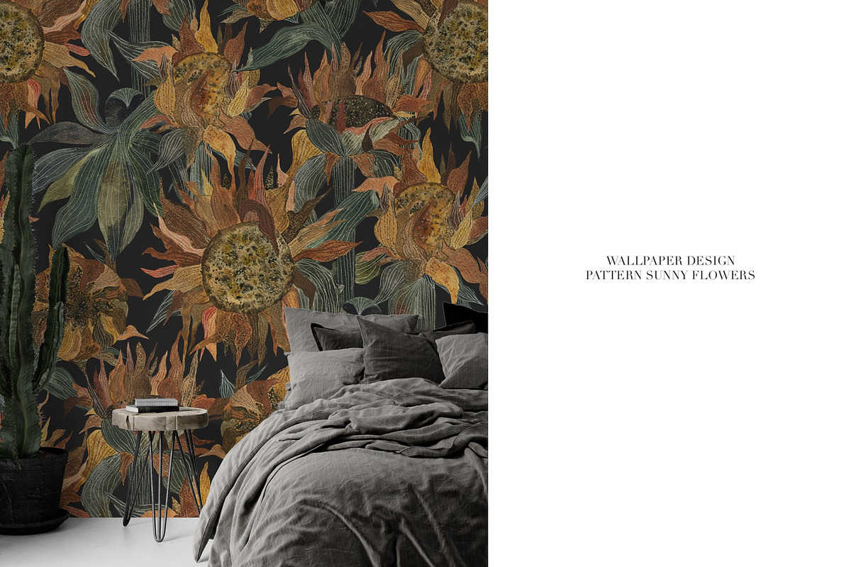 Patterns SUNNY FLOWERS, an Illustration by PASHKOVA (Photo 8 of 14)