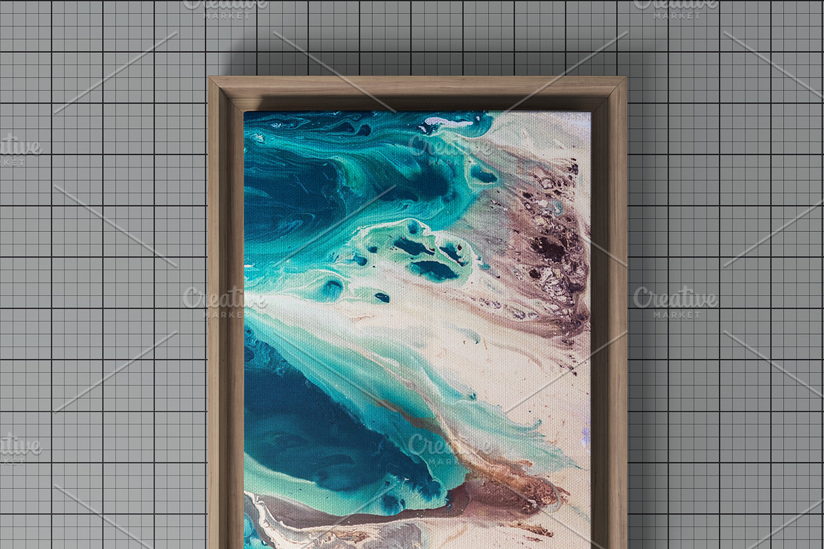 Wood Frame Canvas Mock-Up, a Pens & Pencil Mockup by desgiant (Photo 24 of 26)