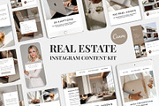 Real Estate Instagram Content Kit, a Social Media Template by Instprofi | Studio Estimo (Thumbnail 1 of 37)