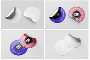 Round Sticker Label Mockup Set, a Merchandise Mockup by Remnand Studio (Thumbnail 8 of 9)