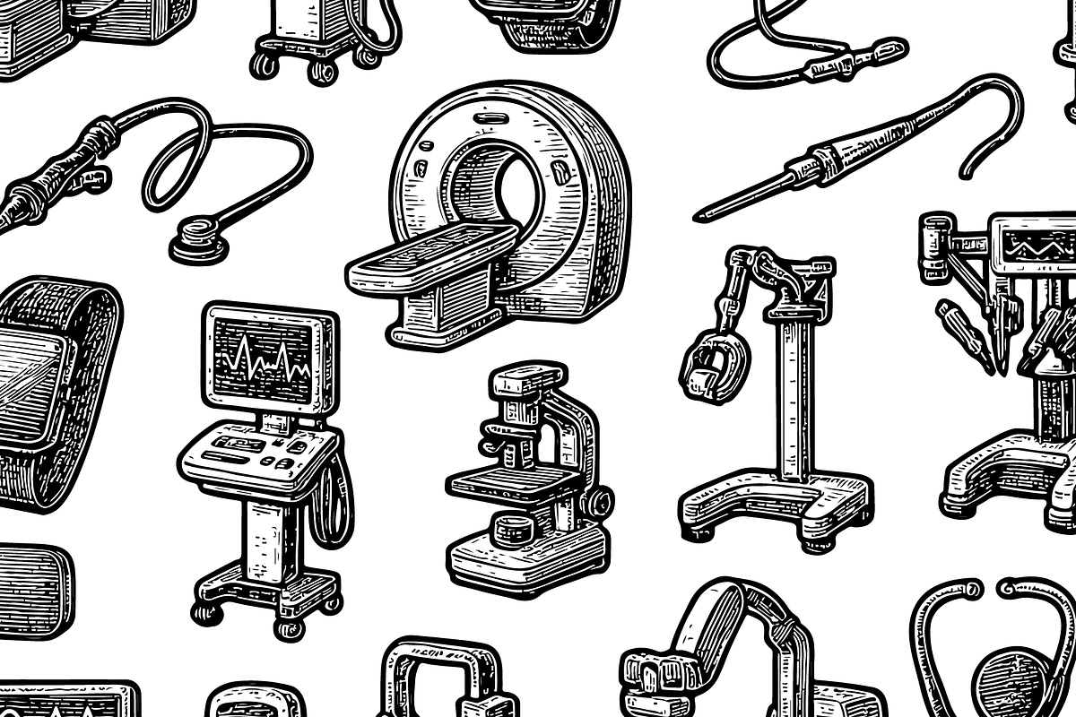 Medical Equipment Set, an Object Graphic by RT Studio (Photo 4 of 4)