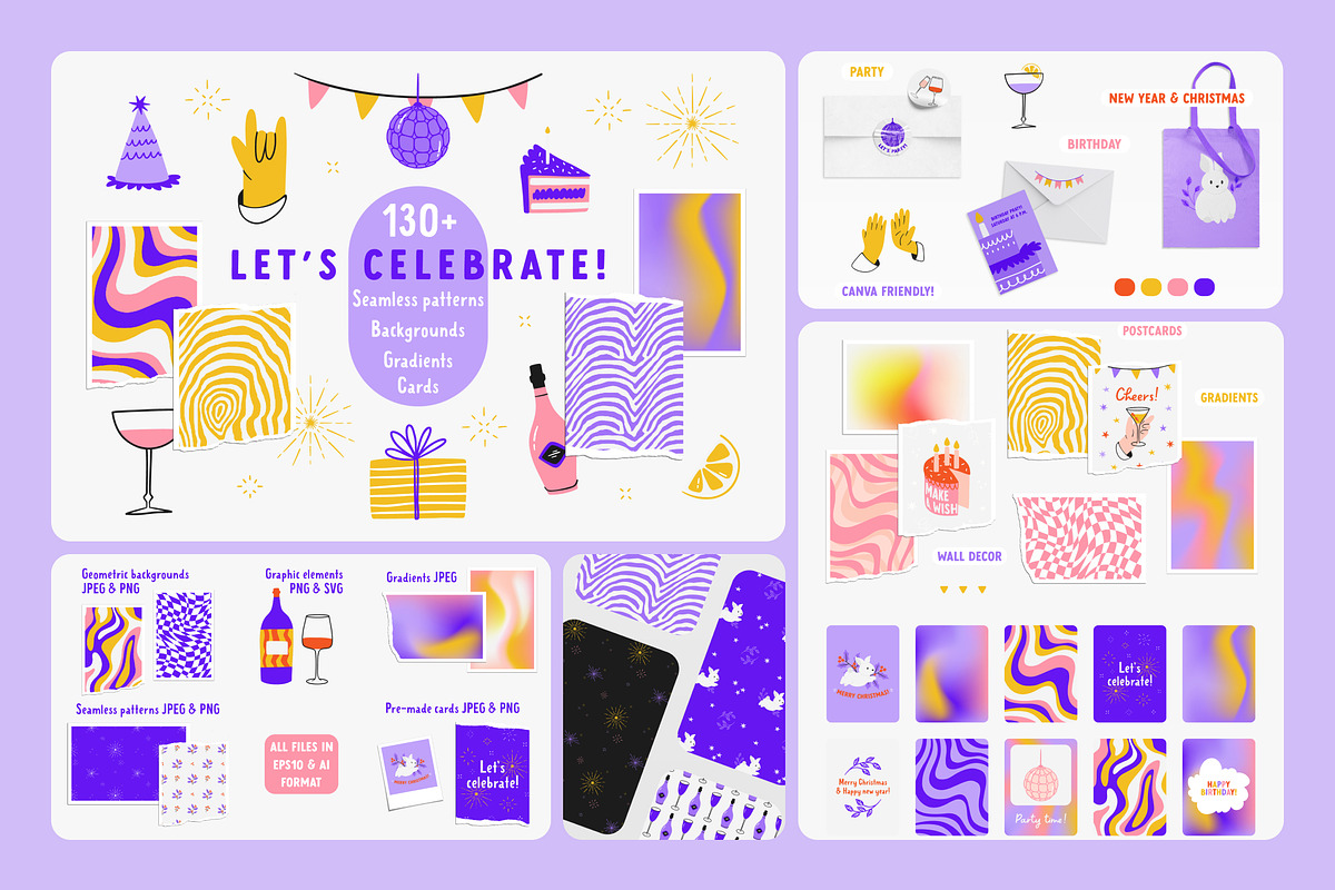 Colorful Bundle / 896 in 1, a Decorative Illustration by by Margo (Photo 7 of 8)