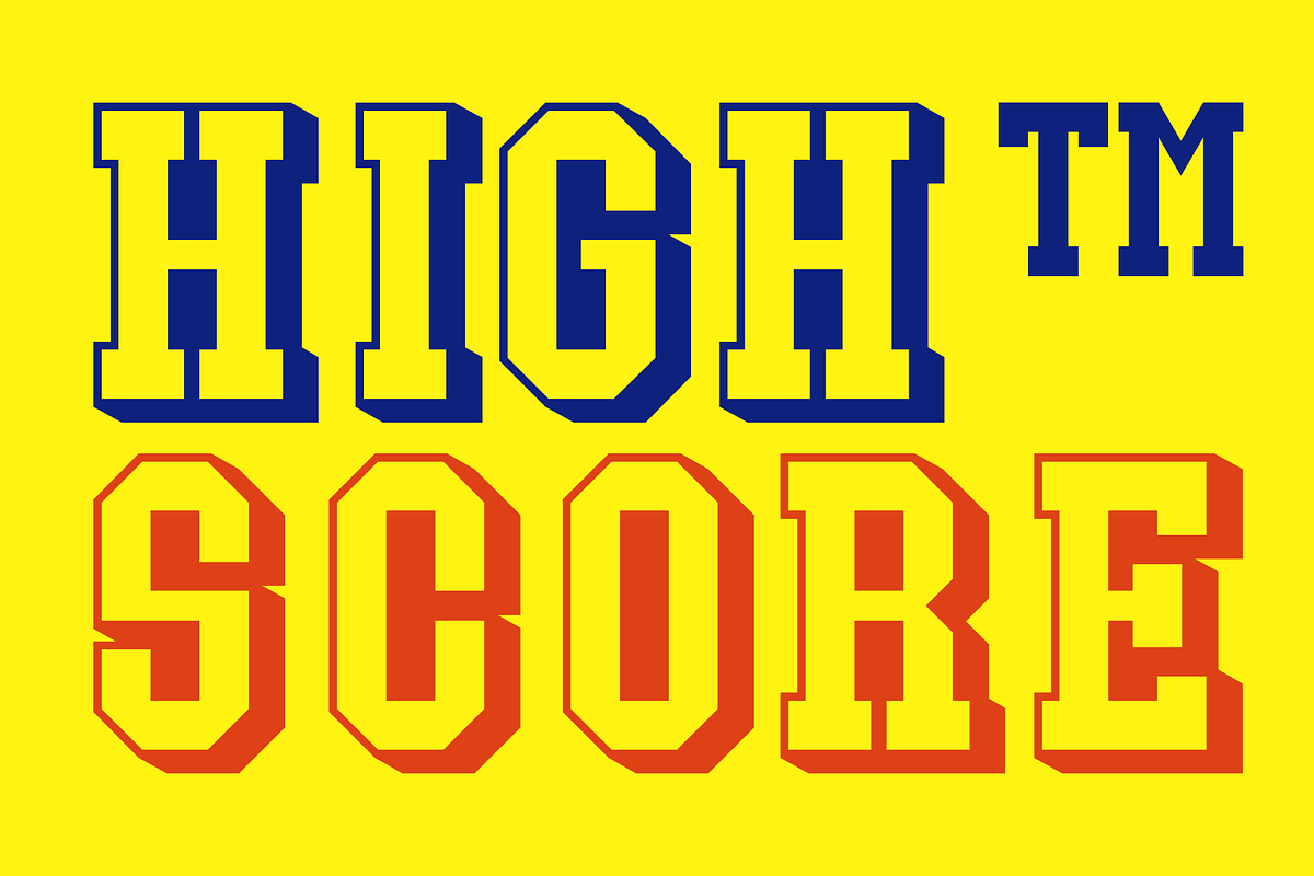 North College - Athletic Slab, a Slab Serif Font by Marvadesign (Photo 2 of 8)
