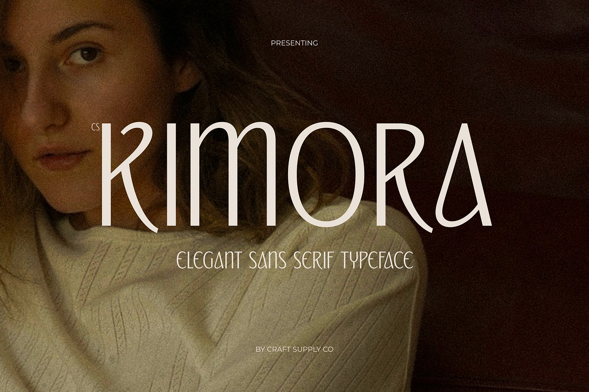 CS Kimora – Elegant Sans Serif, a Sans Serif Font by Craft Supply Co. (Photo 1 of 8)