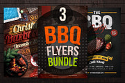3 BBQ Flyers Bundle, a Flyer Template by CREATIVE DUDE (Thumbnail 1 of 4)