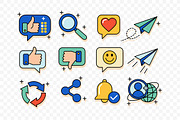 Social Media & Messaging Icon, an Icon by Partikusi Design (Thumbnail 2 of 3)