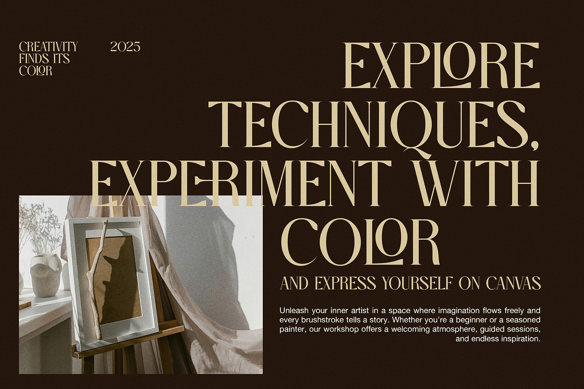 Glamor Elegant Serif Font, a Serif Font by Graphicxell (Photo 5 of 8)