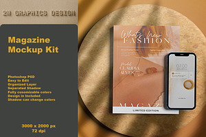 Magazine Mockup Kit