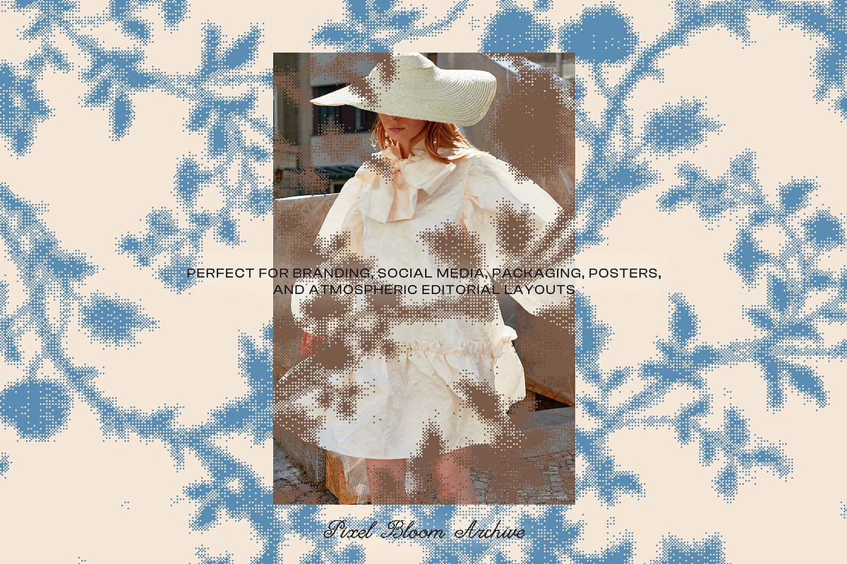 Pixel Bloom Archive Floral Overlays, a Texture Graphic by DigARTbyHavroshka (Photo 9 of 10)