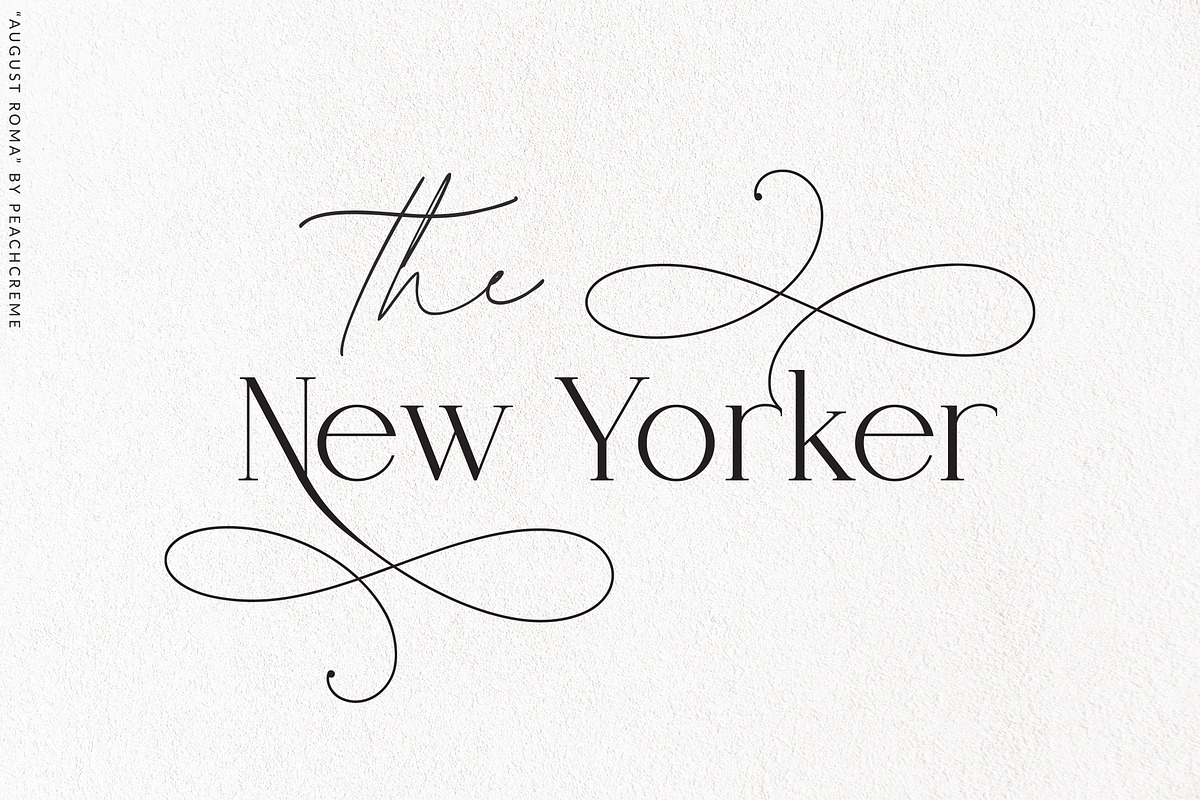 August Roma // luxury serif font, a Serif Font by PeachCreme (Photo 14 of 25)