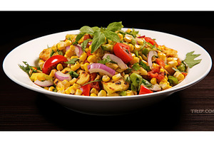 summer grilled corn salad ai, a Food & Drink Photo by pikepicture