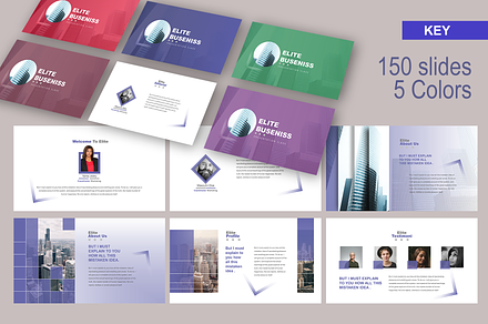 Elite Business KeyNote Template