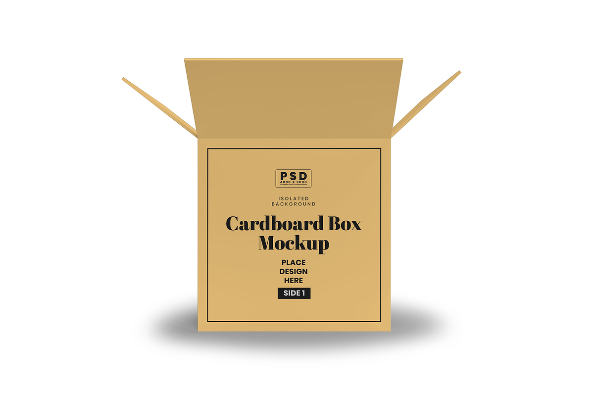 Opened Box Mockup, a Product Mockup by DigitAuras (Photo 2 of 3)