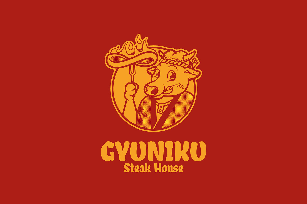 Gyuniku Logo Template, a Branding & Logo Template by Kreasi Malam (Photo 4 of 8)