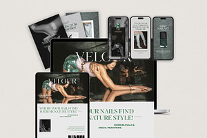 Velour | Showit & Canva Template, a Landing Page Template by Lavinia Visuals