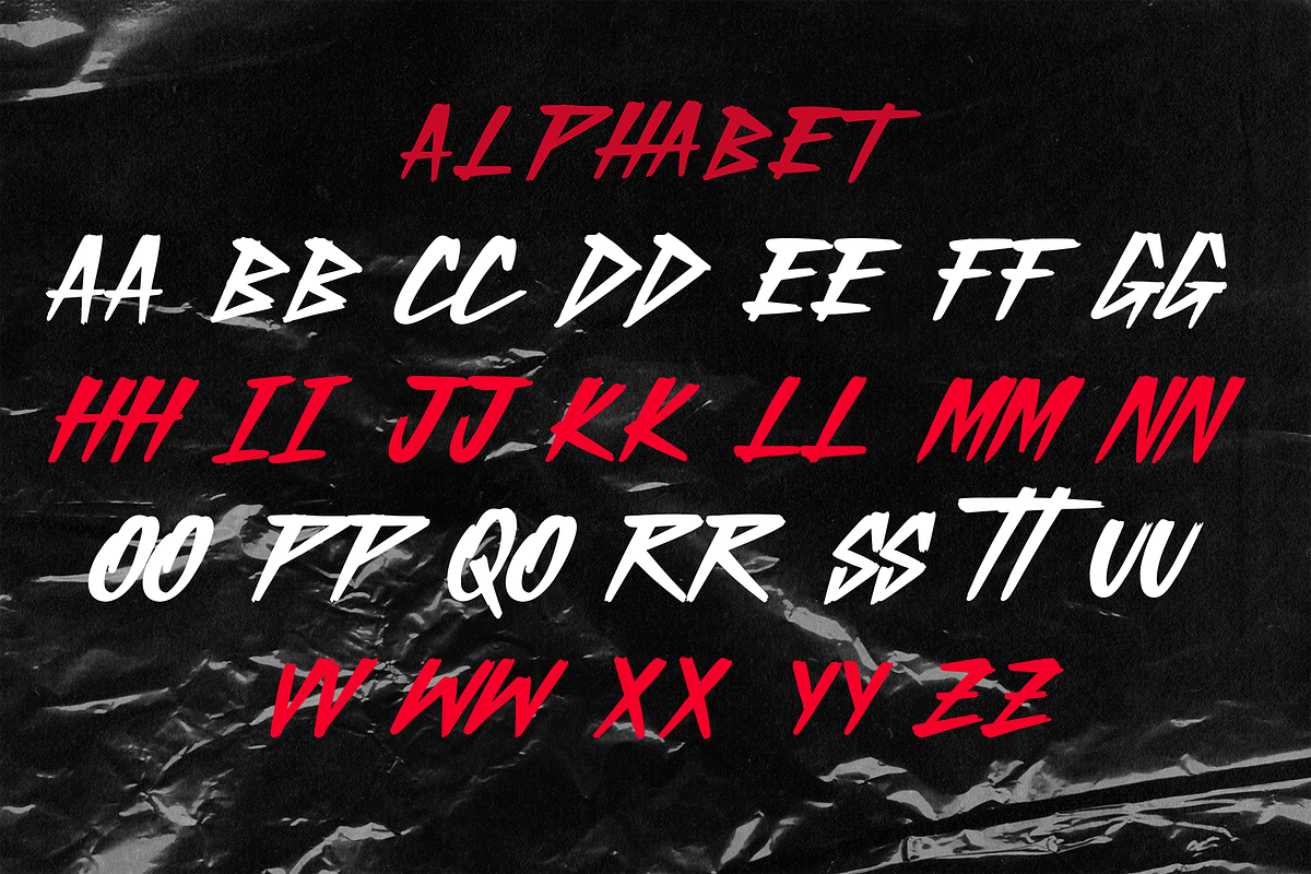 Buster Brush Modern Marker Display F, a Blackletter Font by dansdesign (Photo 3 of 7)