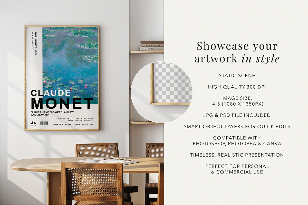 Modern Frame Mockup, a Mockup by Paper Flowers Studio (Photo 5 of 5)