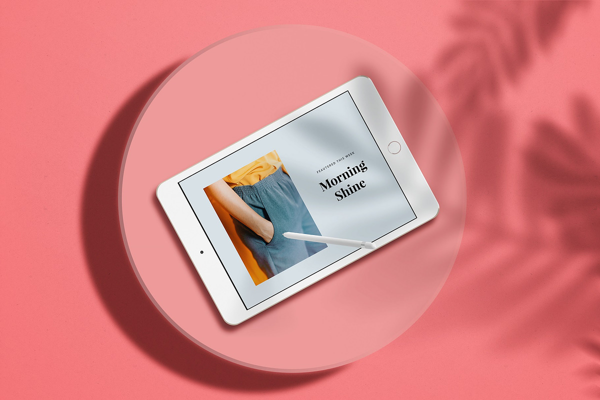 Minimal iPad Mockup, an iPad Mockup by Momogi (Photo 3 of 6)