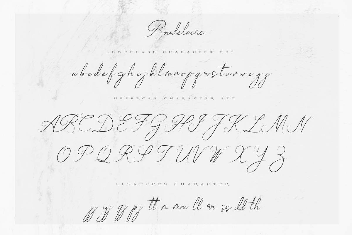 Boudelaire Script preview 7