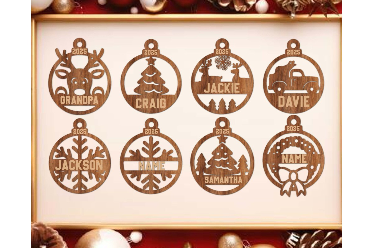 Christmas Balls Set SVG PNG Bundle, an Object Graphic by Digi_Design_World (Photo 2 of 8)