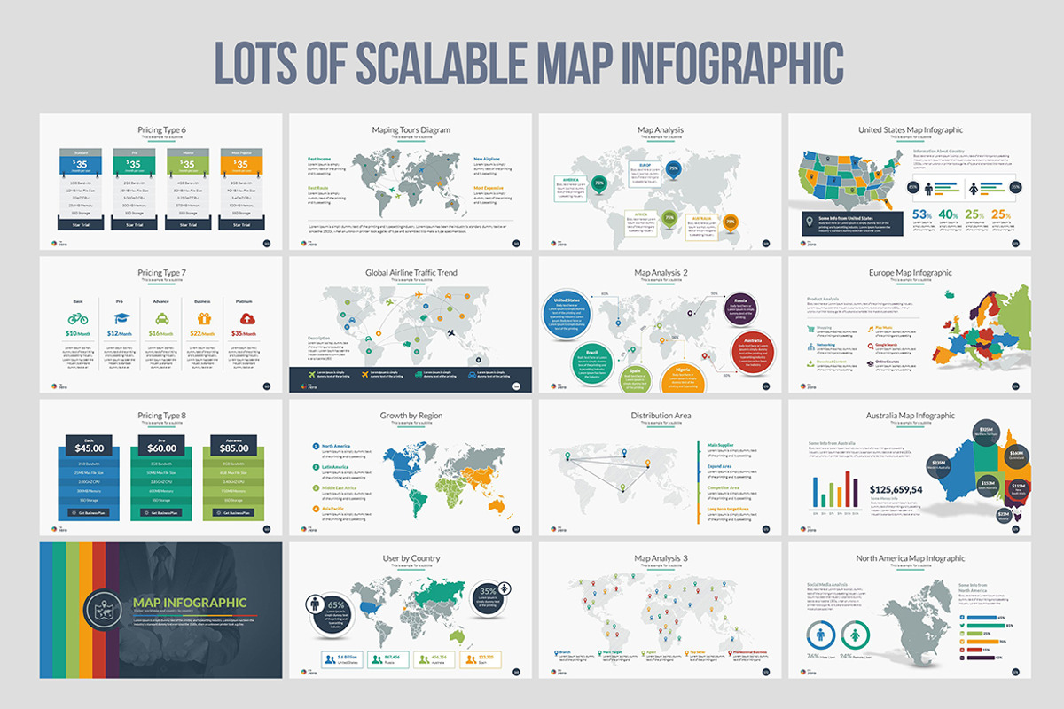 Infographic PowerPoint Presentation, a Presentation Template by ContestDesign (Photo 12 of 16)