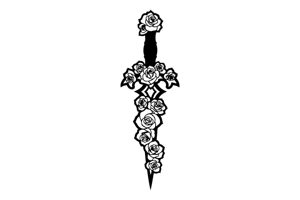 Ornamental Dagger Silhouette Bundle, an Object Illustration by Gaye Art (Photo 21 of 31)