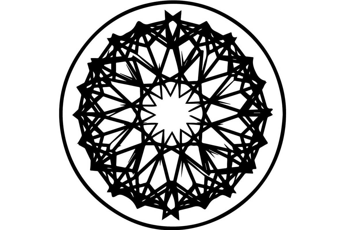 Abstract Geometric Mandala, an Object Graphic by Creativeshirt (Photo 13 of 17)