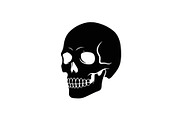 Skull & Crossbones Silhouette Vector, an Illustration by jahid234 (Thumbnail 24 of 51)
