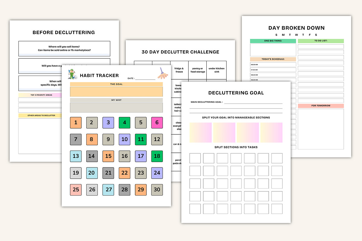 2026–2027 Decluttering & Organizer, a Stationery Template by Designmela01 (Photo 6 of 10)
