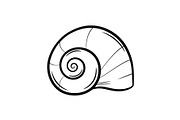 Shell Silhouette Vector Bundle, an Illustration by hafijul (Thumbnail 46 of 48)