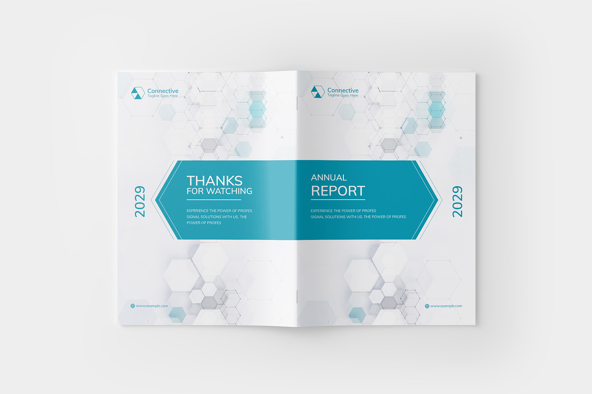 Annual Report Template I Canva, a Brochure Template by PixWork (Photo 9 of 9)