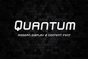 Quantum - Modern Display Font, a Sans Serif Font by Mightyfire (Thumbnail 1 of 4)