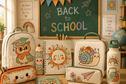 RETRO GROOVY BACK TO SCHOOL CLIPART, an Object Illustration by Daring Digies (Thumbnail 11 of 11)