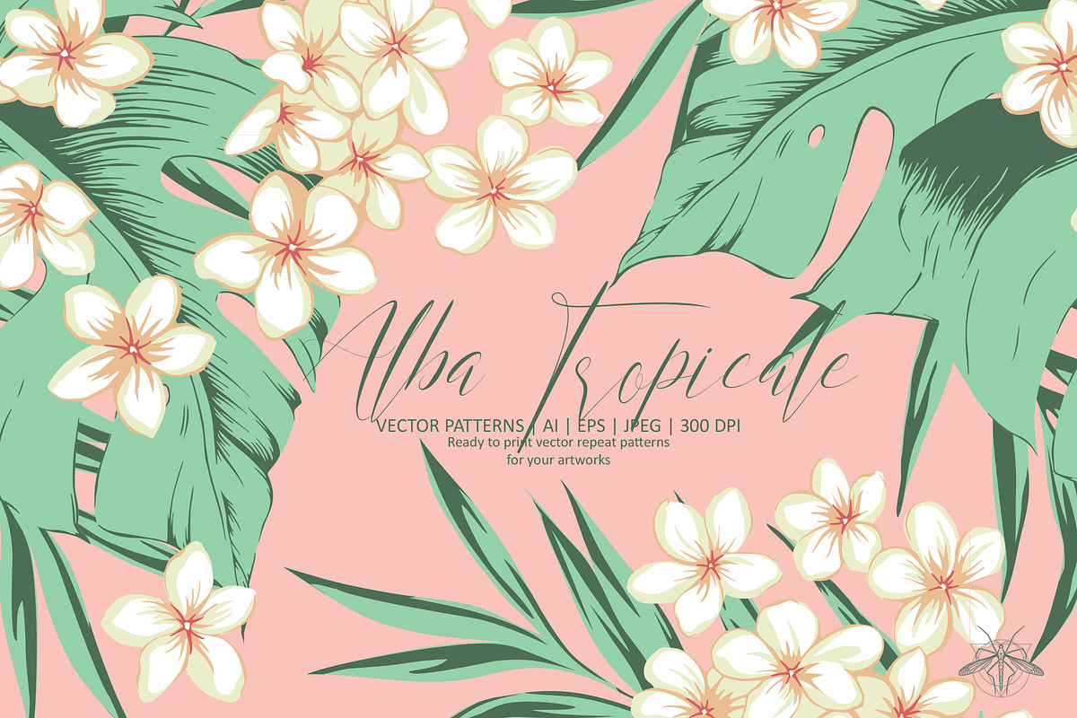 Alba Tropicale | Vector patterns set, a Pattern Graphic by Tanya Vollar (Photo 1 of 11)