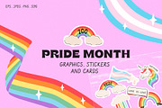 Pride Month LGBTQ+ Design Bundle, an Object Graphic by millering (Thumbnail 1 of 12)