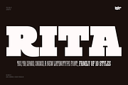 Rita, a Slab Serif Font by Latinotype (Thumbnail 1 of 15)
