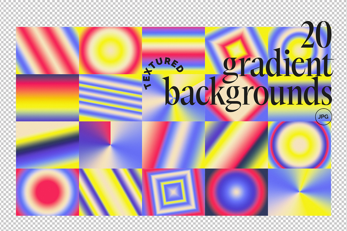 90s Citrus Brunch Gradients, a Texture Graphic by angelainthefields (Photo 7 of 7)