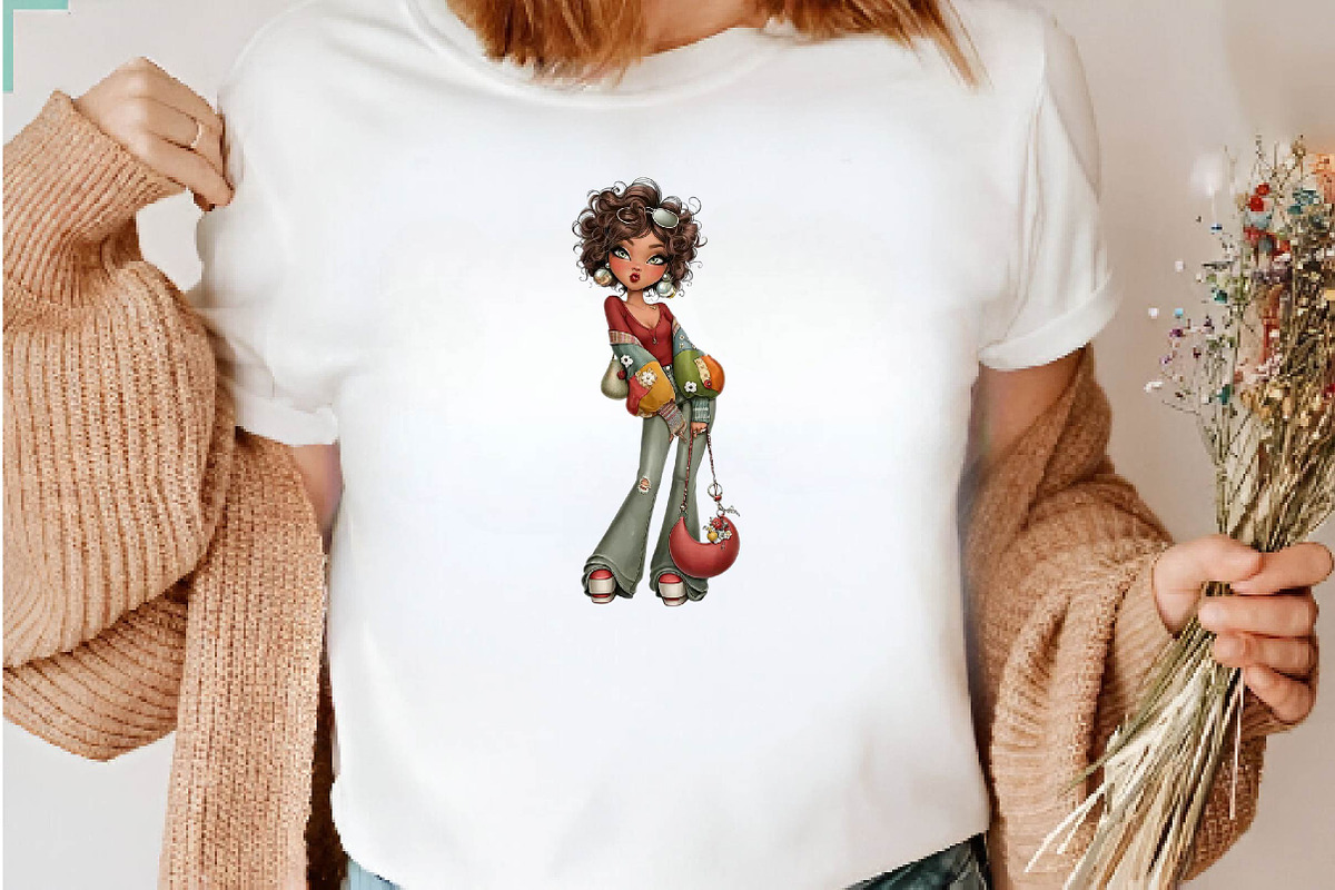 Cute Fashion Girl Clipart Bundle, a Seasonal Illustration by CreationArt (Photo 6 of 7)