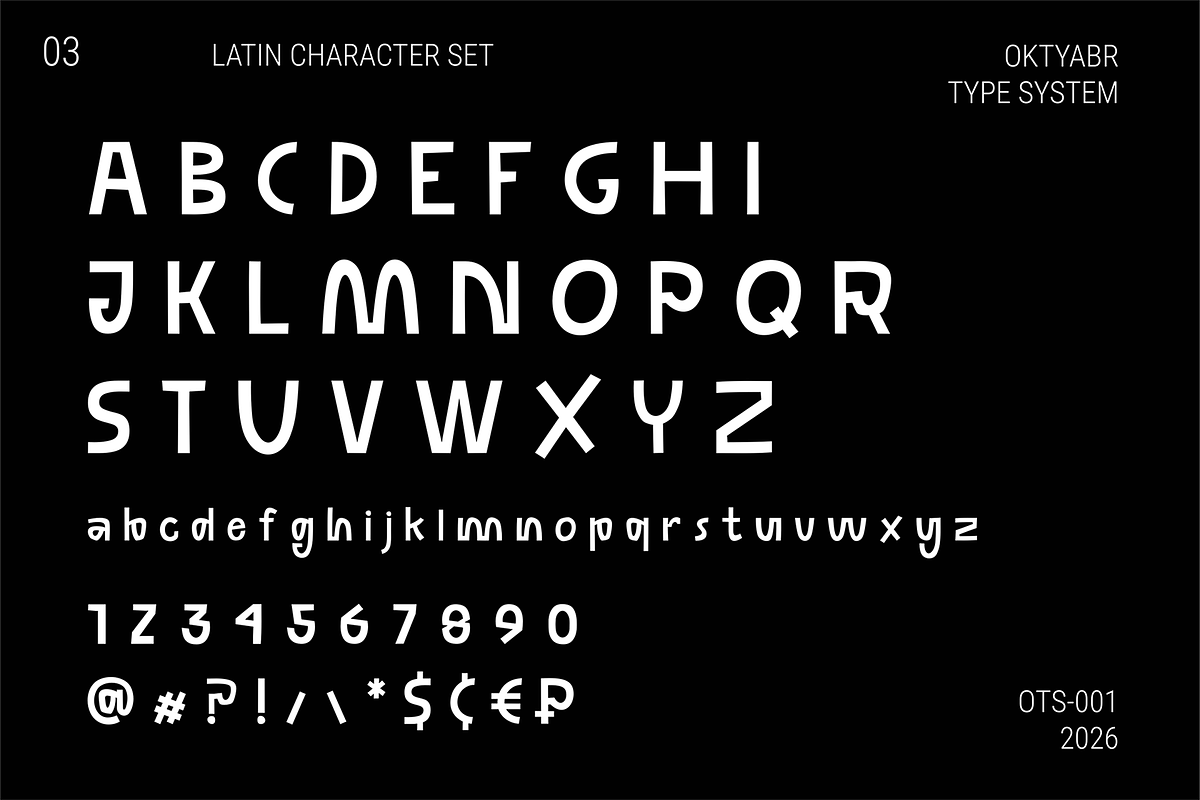 Mutograph Futuristic Display Font, a Sans Serif Font by Oktyabr (Photo 3 of 13)