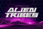 ALIEN TRIBES - Modern Display Typefa, a Font by Gassstype (Thumbnail 1 of 8)