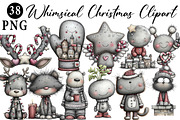 Whimsical Christmas Clipart, an Illustration by Daily.Designs (Thumbnail 1 of 5)