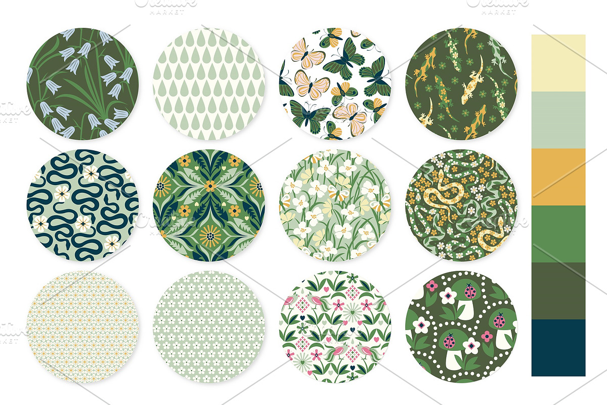 Magical Meadow Pattern Collection, a Pattern Graphic by MarynArts (Photo 7 of 14)