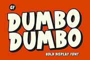 Dumbo - Bold Display Font, a Sans Serif Font by GroovyFontCo (Thumbnail 1 of 9)