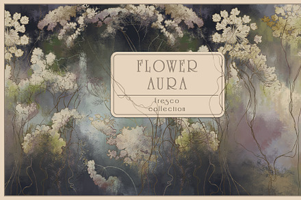 Fresco collection Flower aura, a Wallpaper Graphic by Natalia0307
