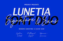 Lunetia Modern Signature Sans Duo