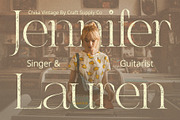 Chilia Vintage, a Serif Font by Craft Supply Co. (Thumbnail 2 of 8)